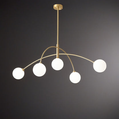 Simple and Fresh Garland Chandelier