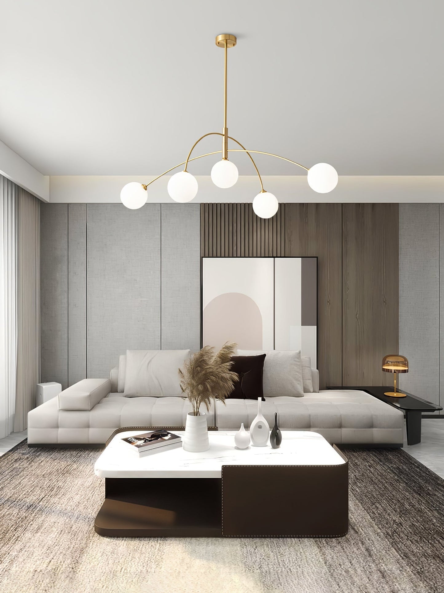 Simple and Fresh Garland Chandelier