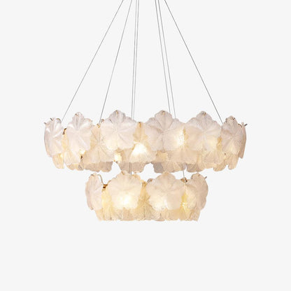 Snowflake Creative French Cream Style Light Luxury Chandelier
