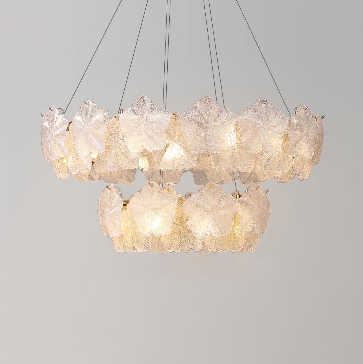 Snowflake Creative French Cream Style Light Luxury Chandelier