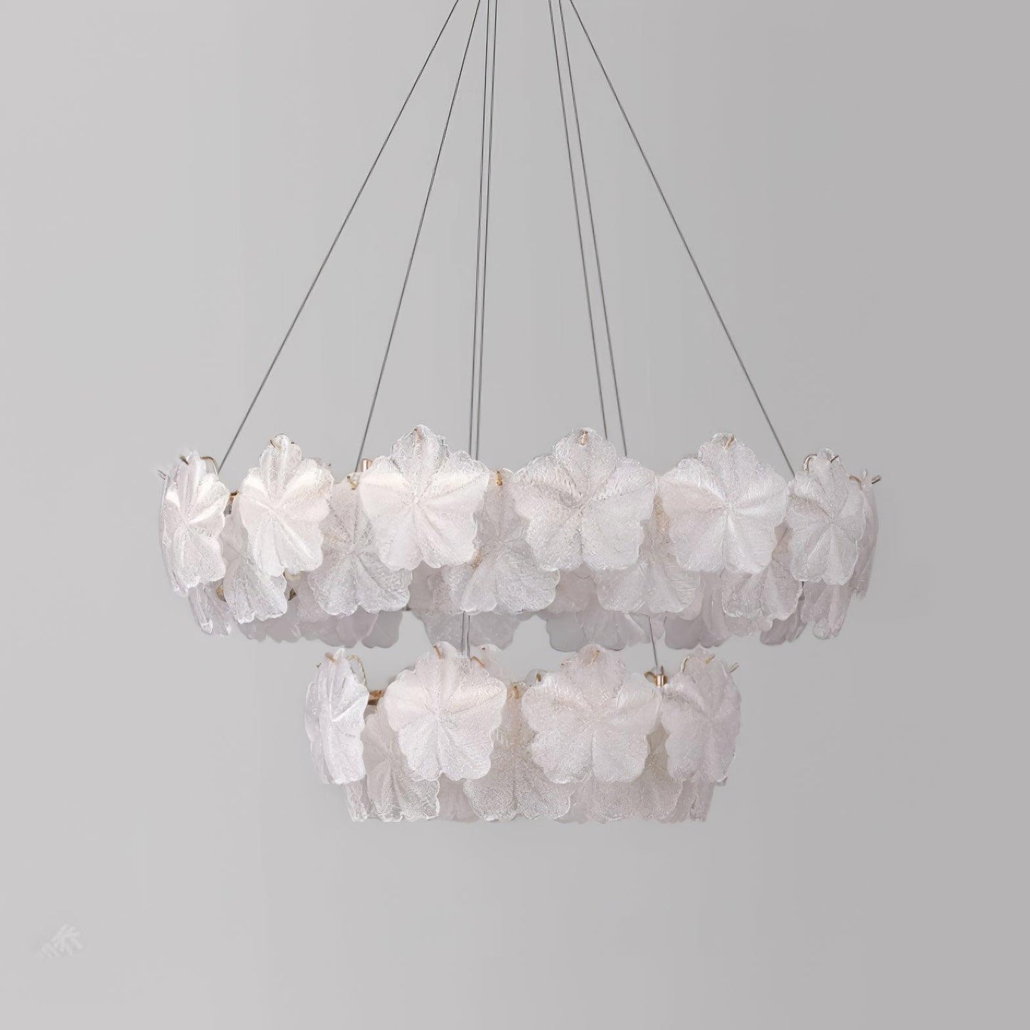 Snowflake Creative French Cream Style Light Luxury Chandelier
