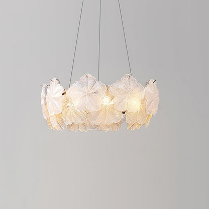 Snowflake Creative French Cream Style Light Luxury Chandelier