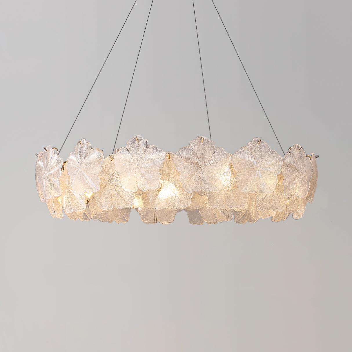 Snowflake Creative French Cream Style Light Luxury Chandelier