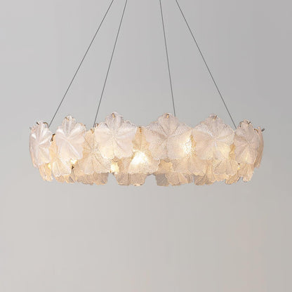 Snowflake Creative French Cream Style Light Luxury Chandelier