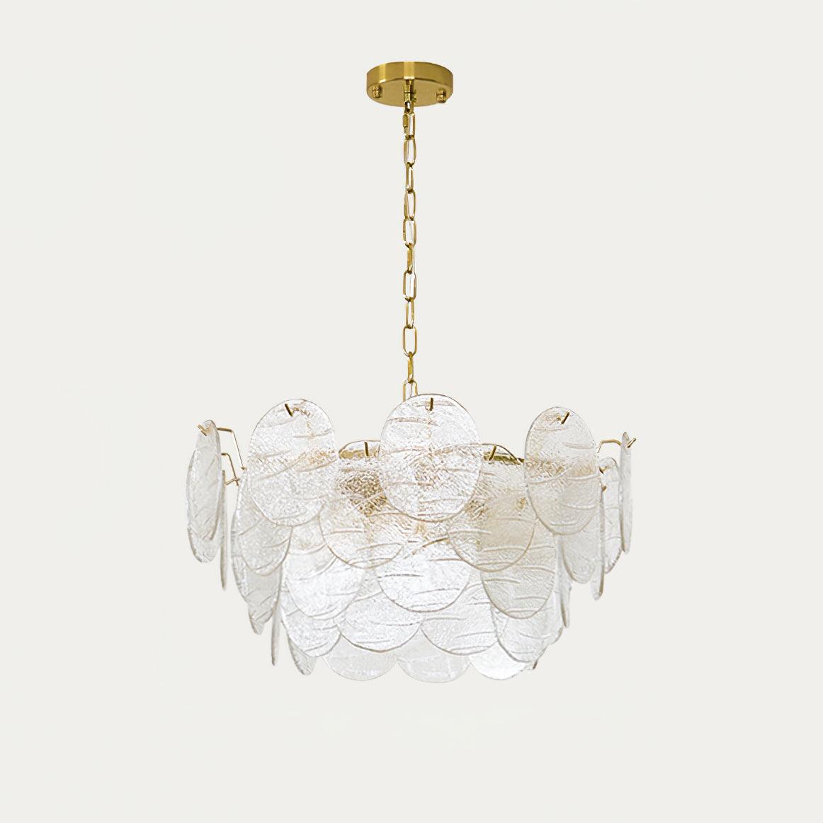 Victorian Disc Gasolier Chandelier