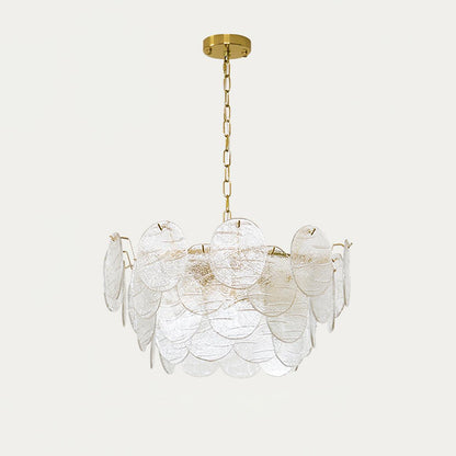 Victorian Disc Gasolier Chandelier