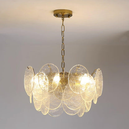Victorian Disc Gasolier Chandelier
