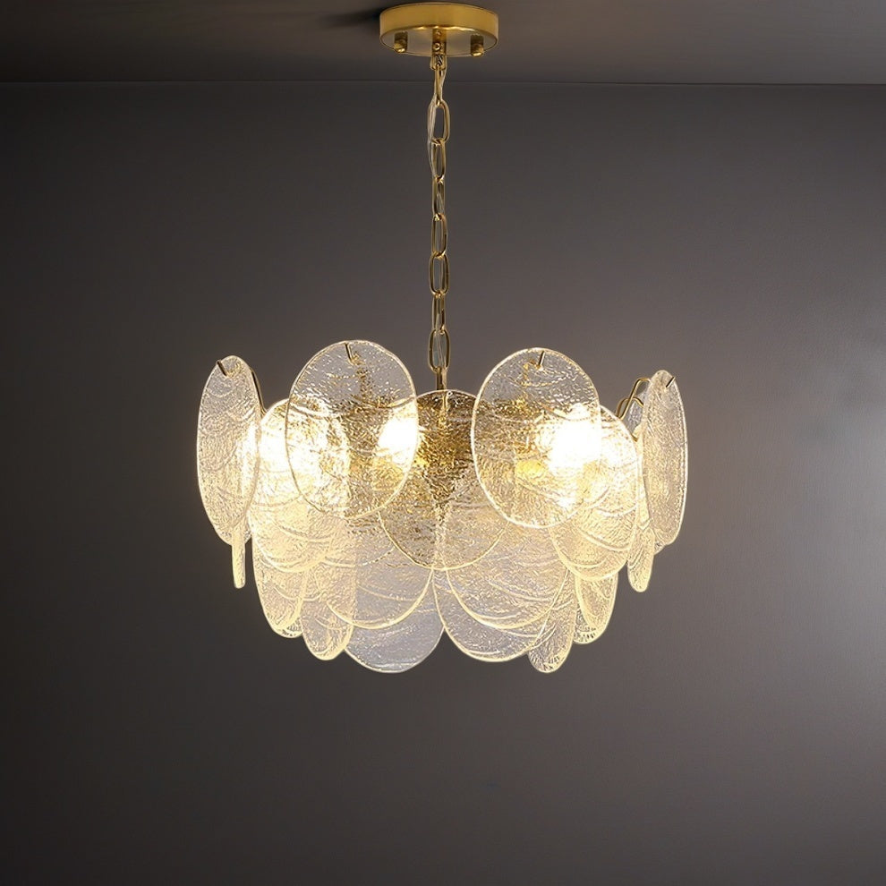 Victorian Disc Gasolier Chandelier