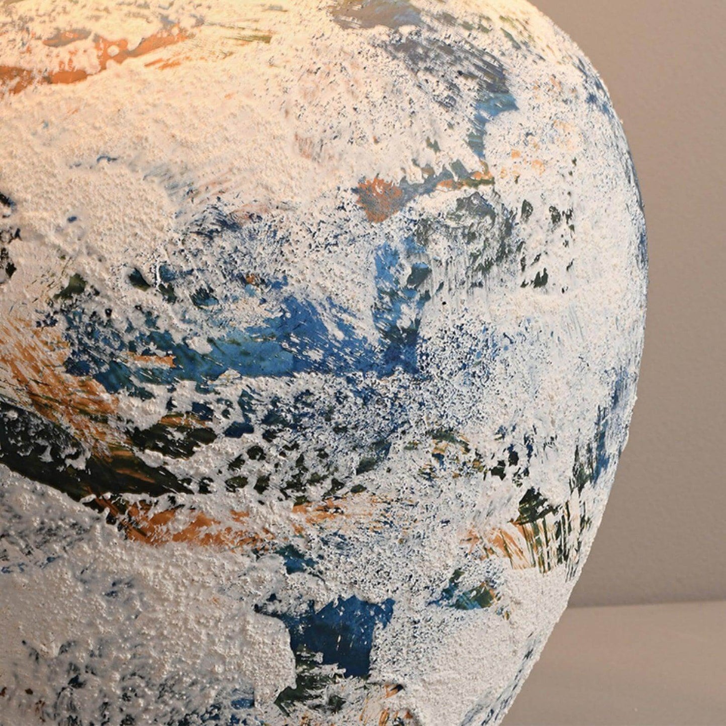 Chinese Enamel Table Lamp