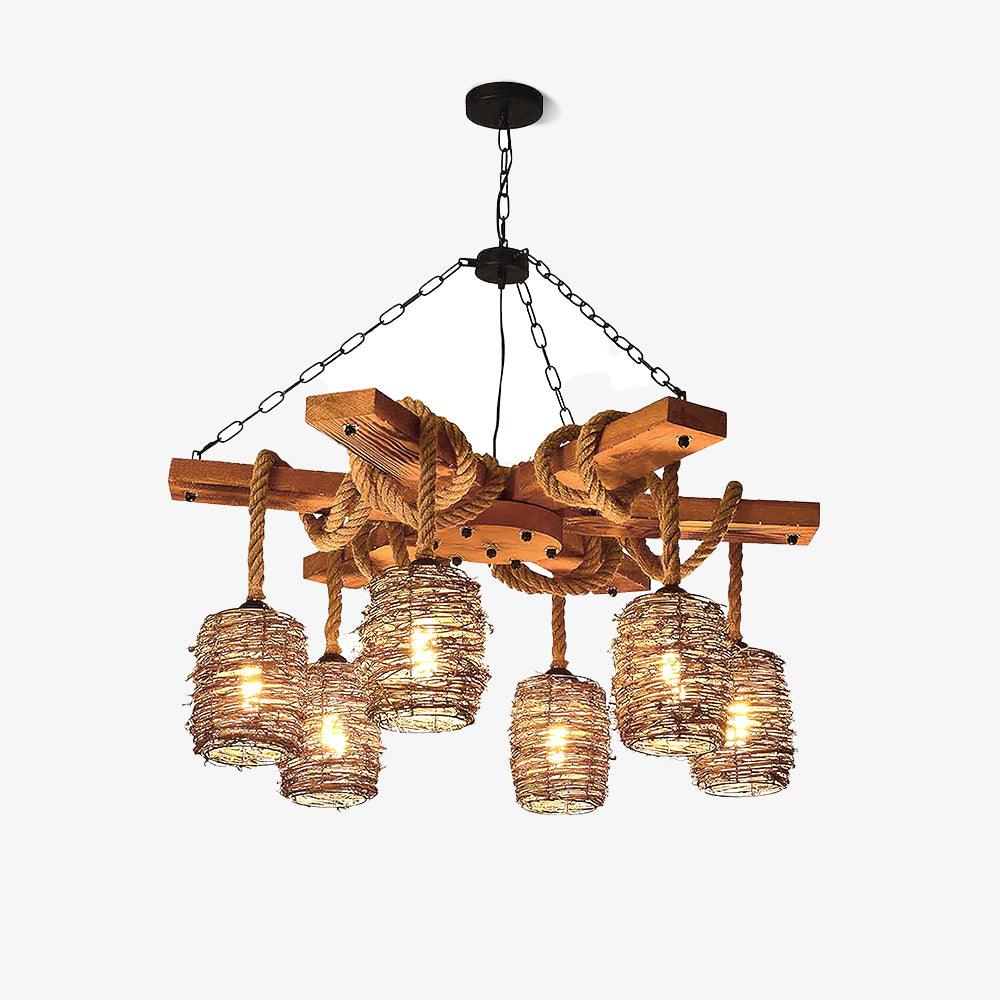 Retro Farmhouse Elegant Chandelier
