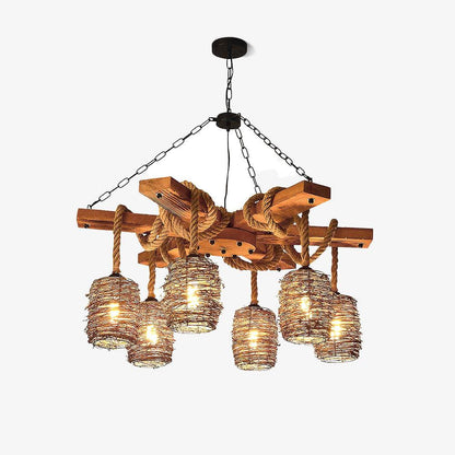 Retro Farmhouse Elegant Chandelier