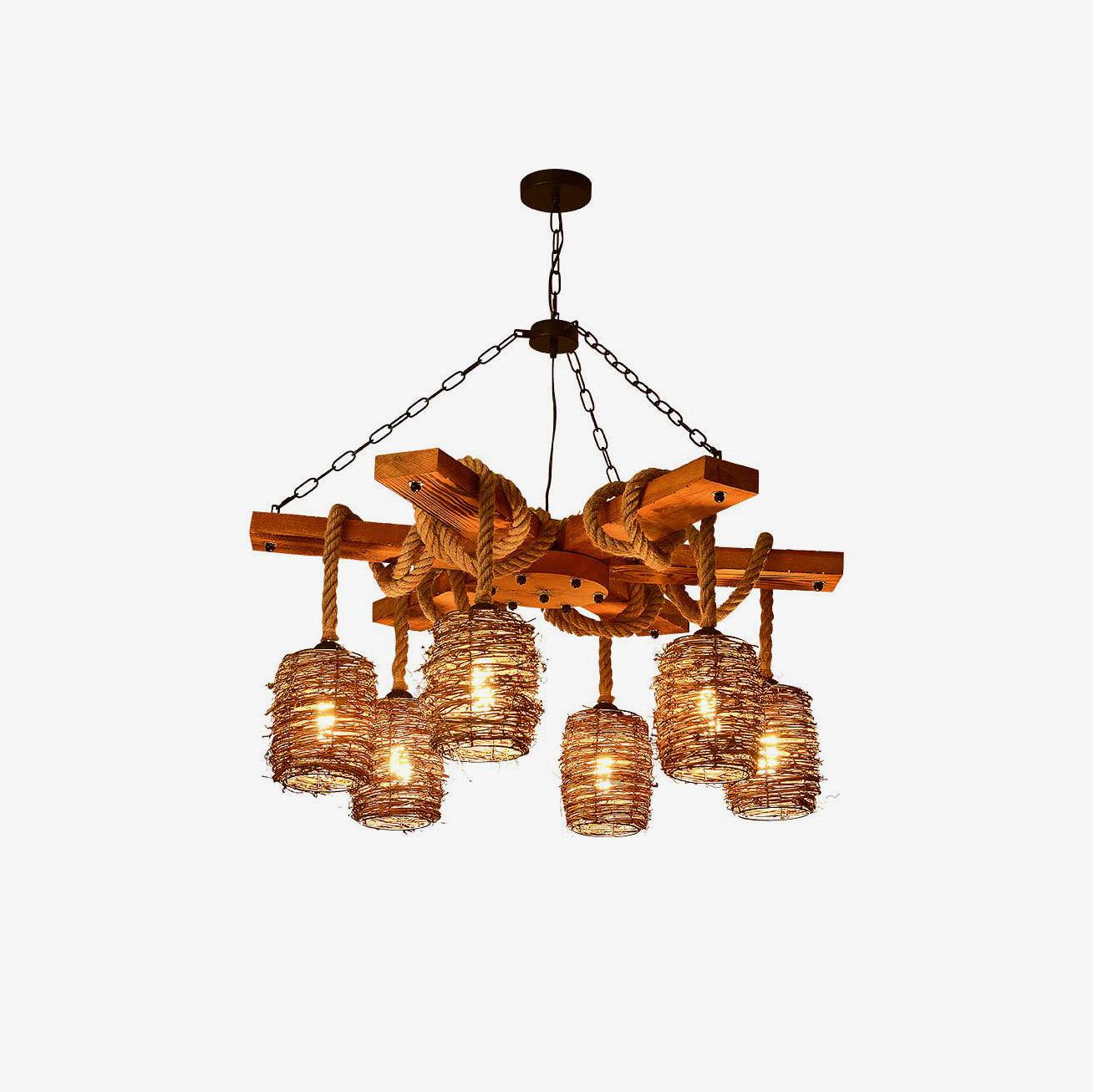 Retro Farmhouse Elegant Chandelier