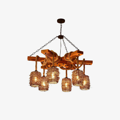 Retro Farmhouse Elegant Chandelier