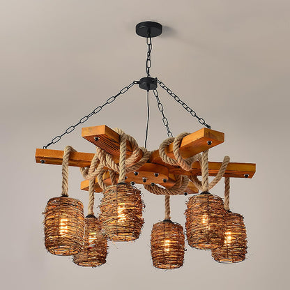 Retro Farmhouse Elegant Chandelier