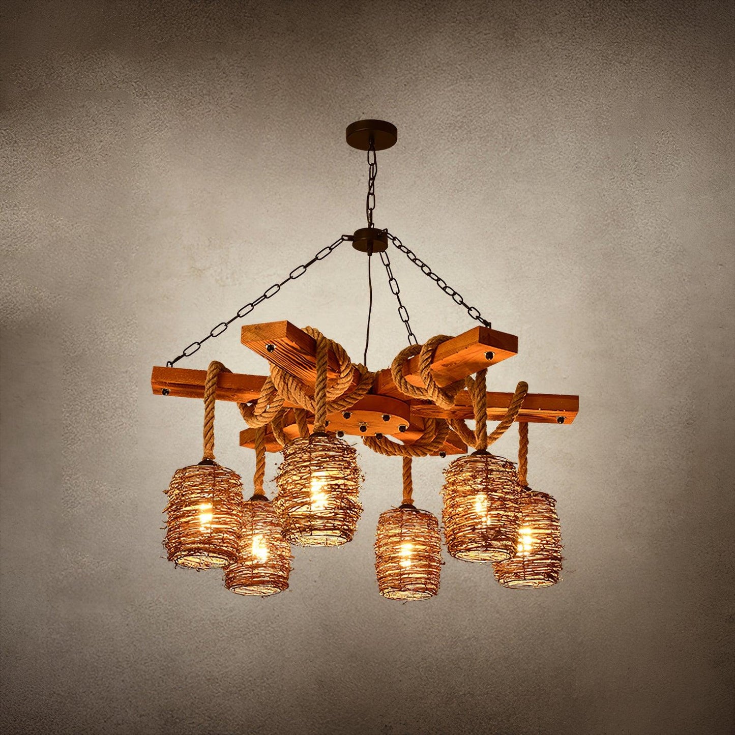 Retro Farmhouse Elegant Chandelier