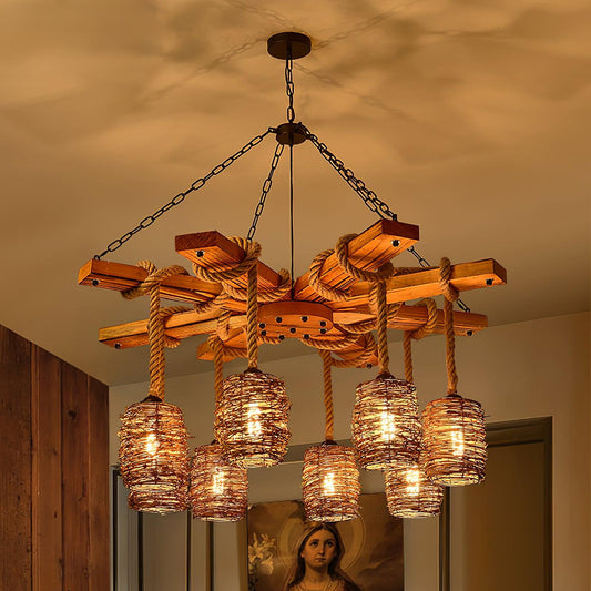 Retro Farmhouse Elegant Chandelier
