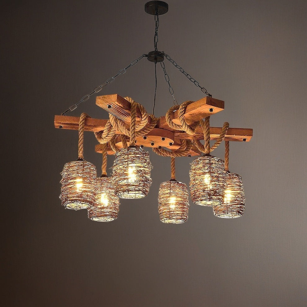 Retro Farmhouse Elegant Chandelier