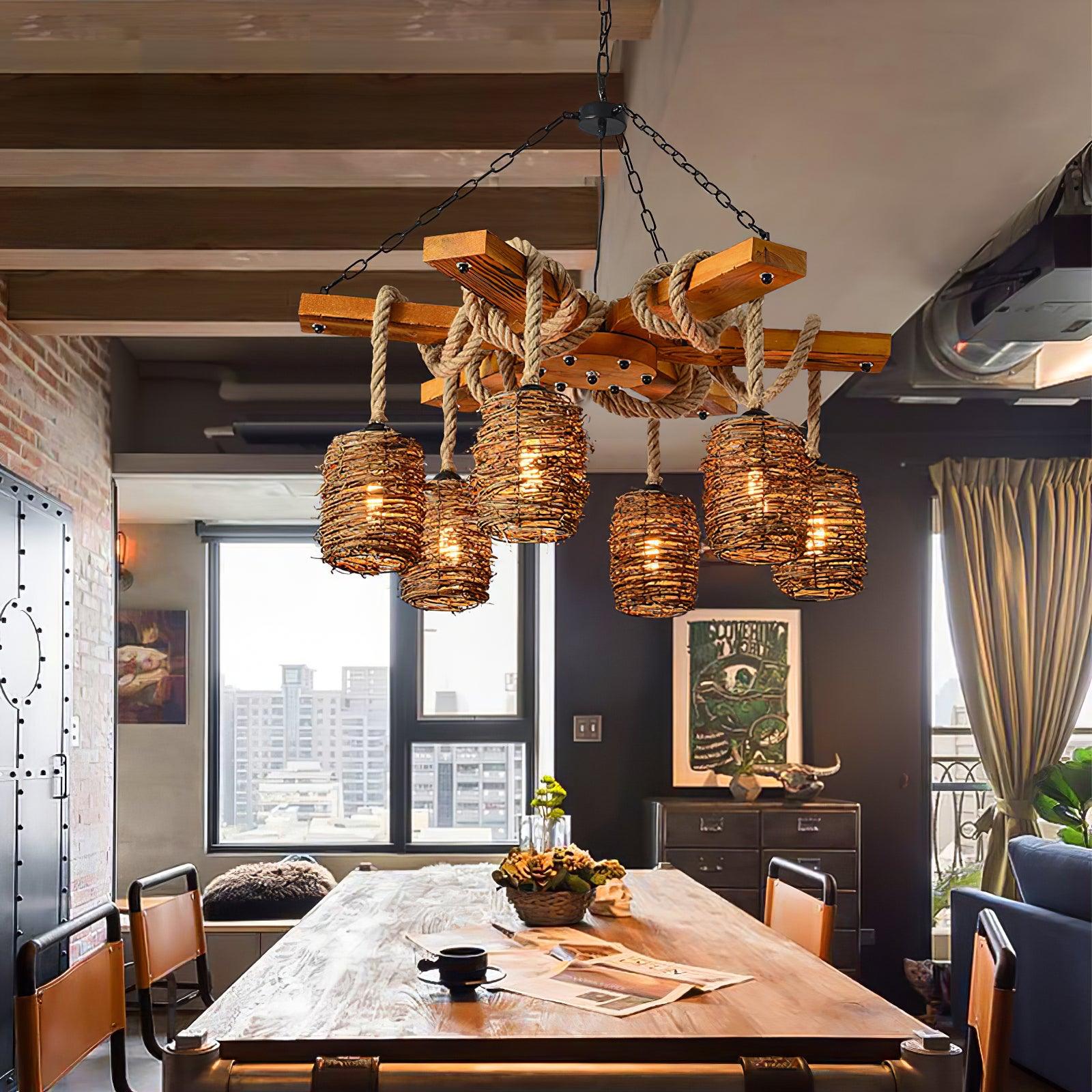 Retro Farmhouse Elegant Chandelier