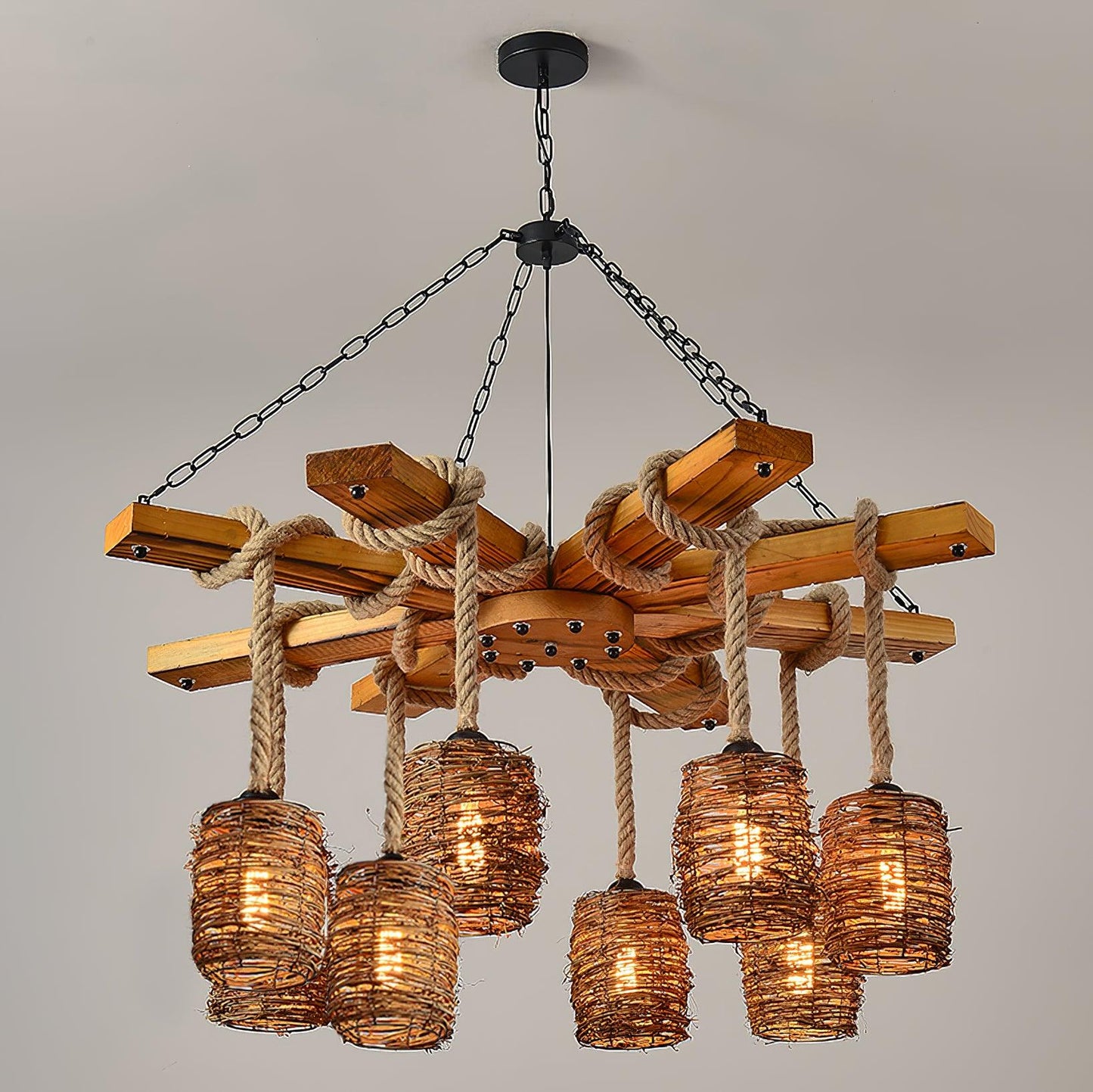 Retro Farmhouse Elegant Chandelier