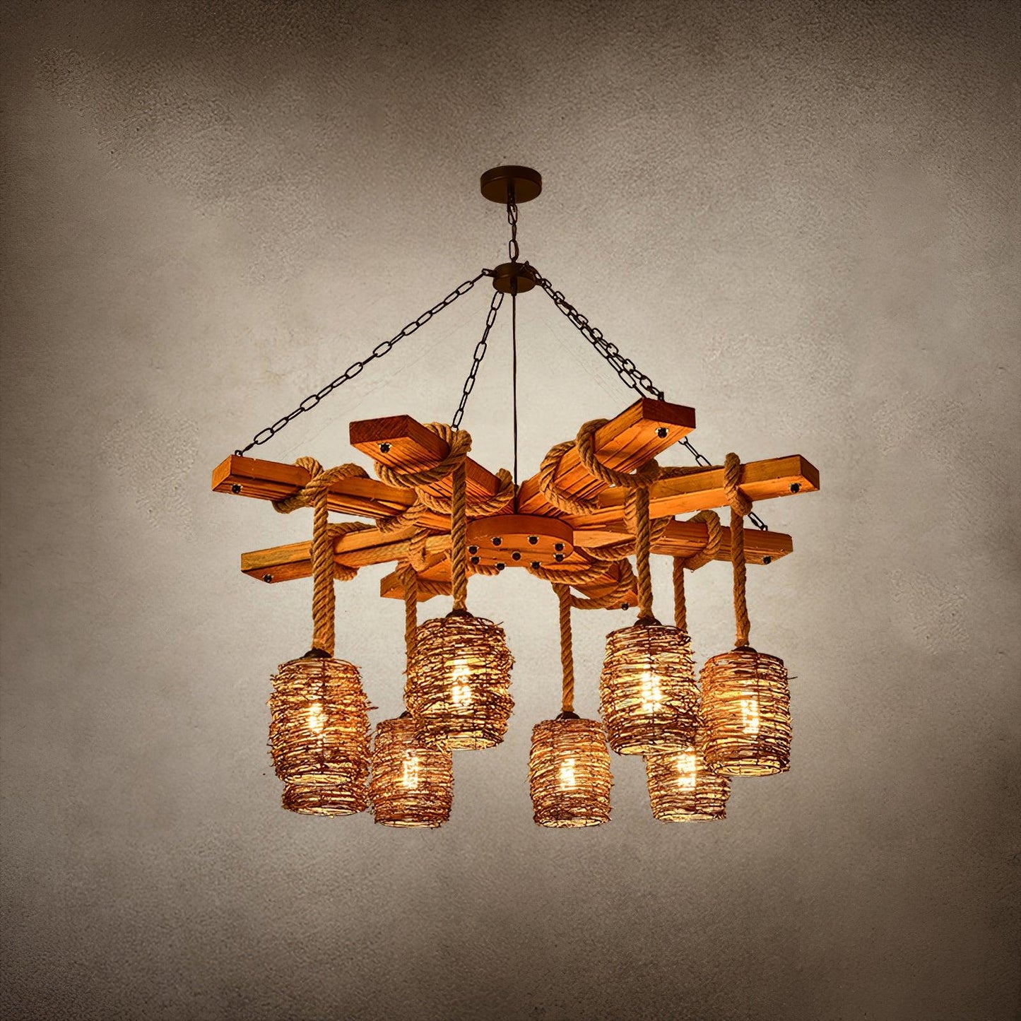 Retro Farmhouse Elegant Chandelier