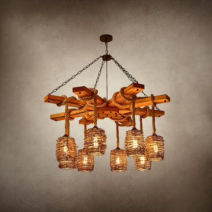 Retro Farmhouse Elegant Chandelier