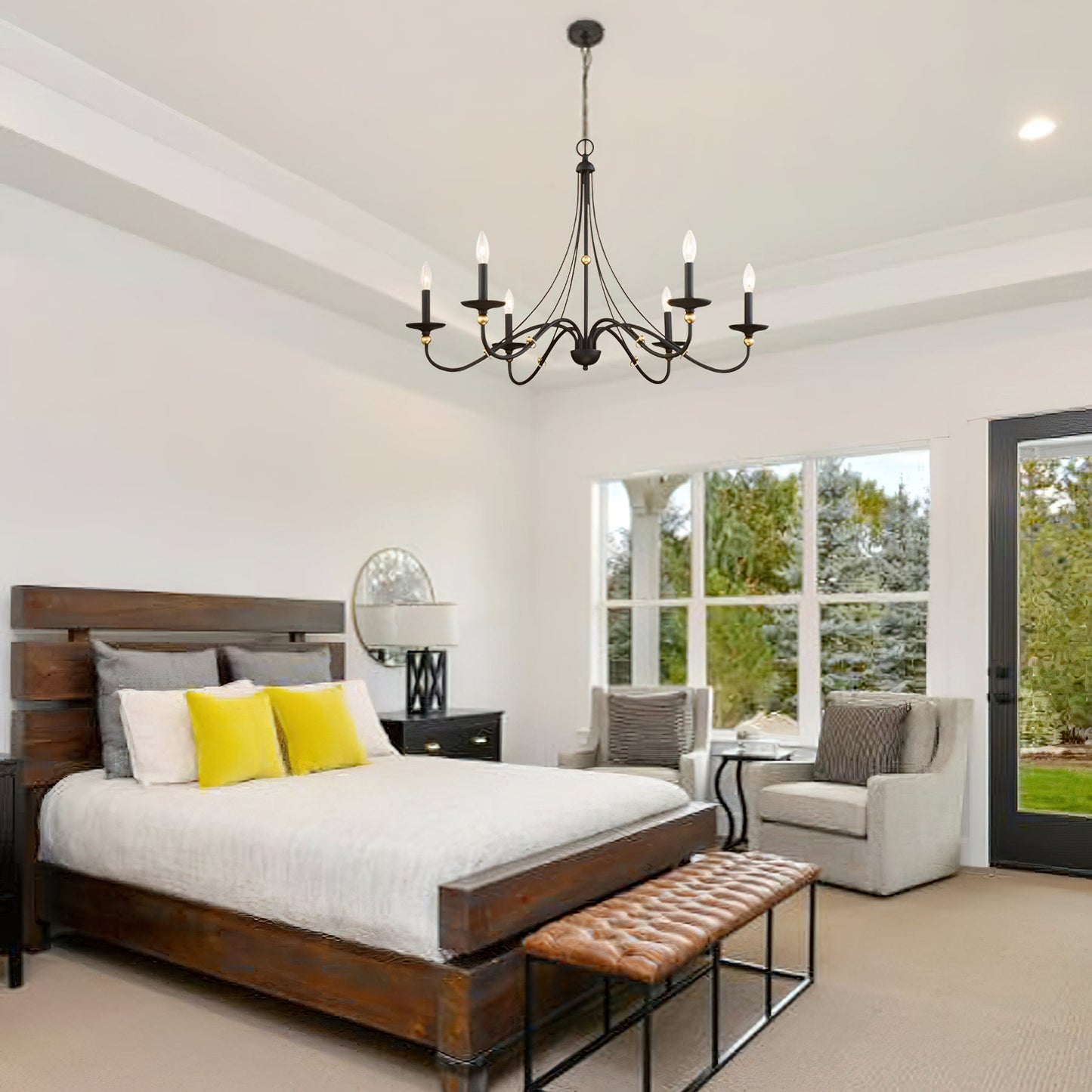 American Retro Pastoral Style Chandelier