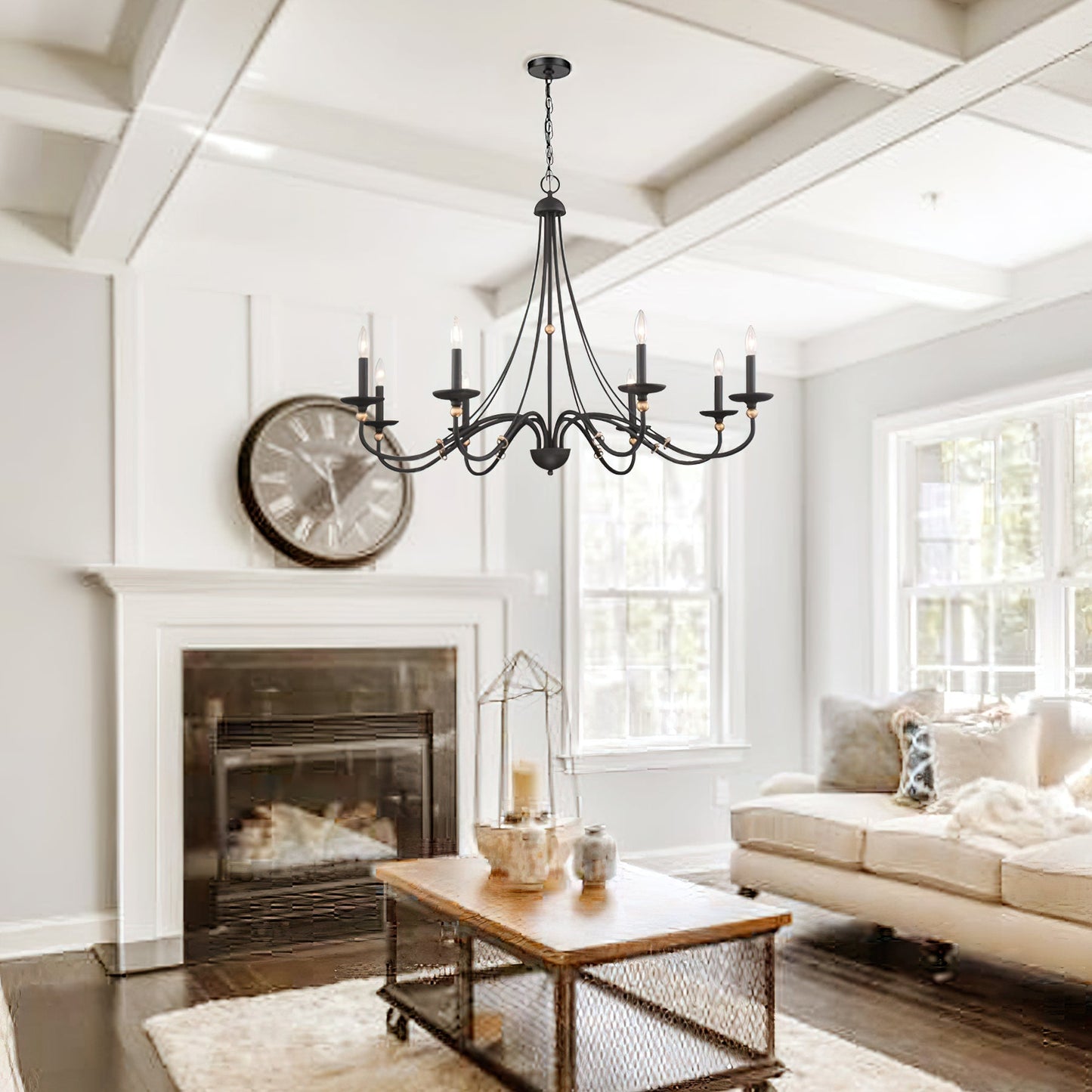 American Retro Pastoral Style Chandelier