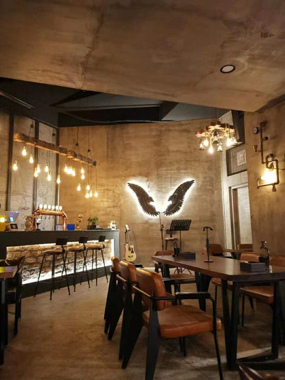 Wood Hanging Multi Gasolier Chandelier