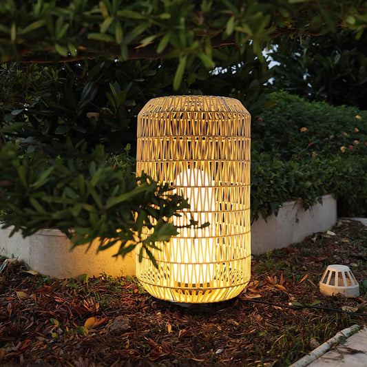 Rattan Outdoor Table Light