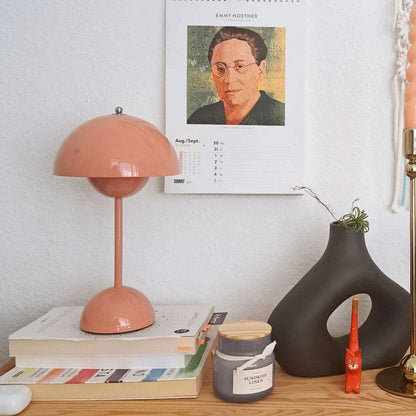 Semi-Circle Bedroom Table Lamp Portable