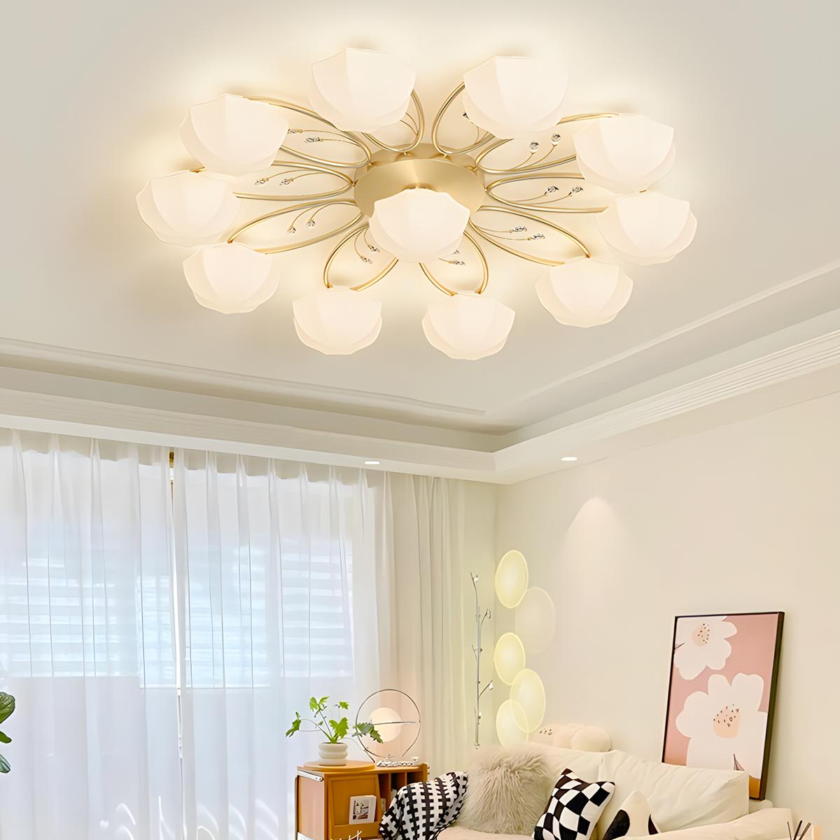 Modern Light Luxury French Bud Chandelier
