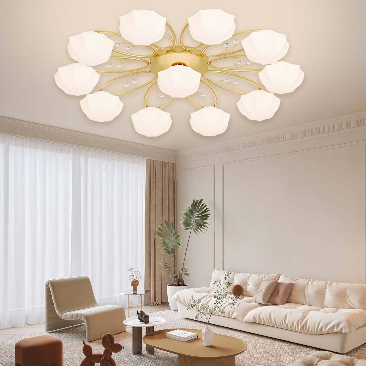 Modern Light Luxury French Bud Chandelier