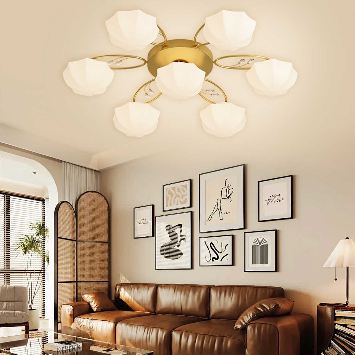 Modern Light Luxury French Bud Chandelier