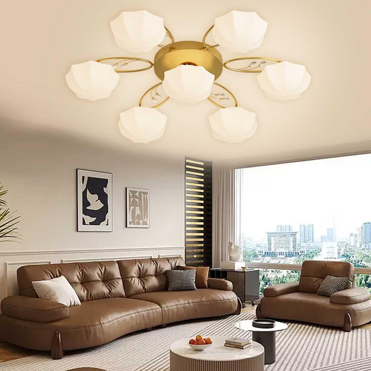 Modern Light Luxury French Bud Chandelier