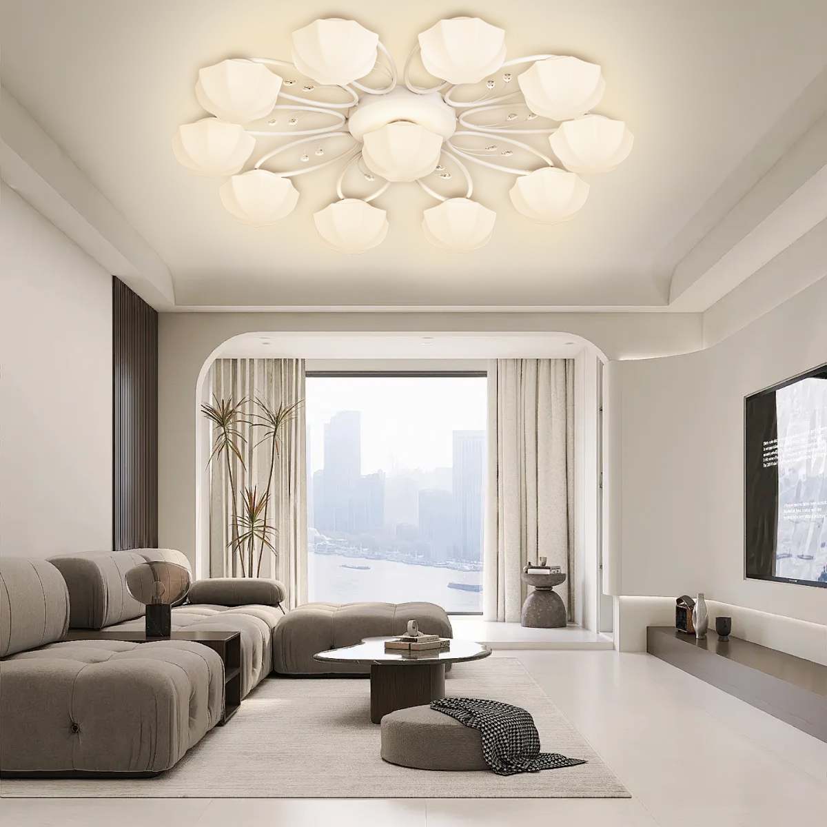 Modern Light Luxury French Bud Chandelier