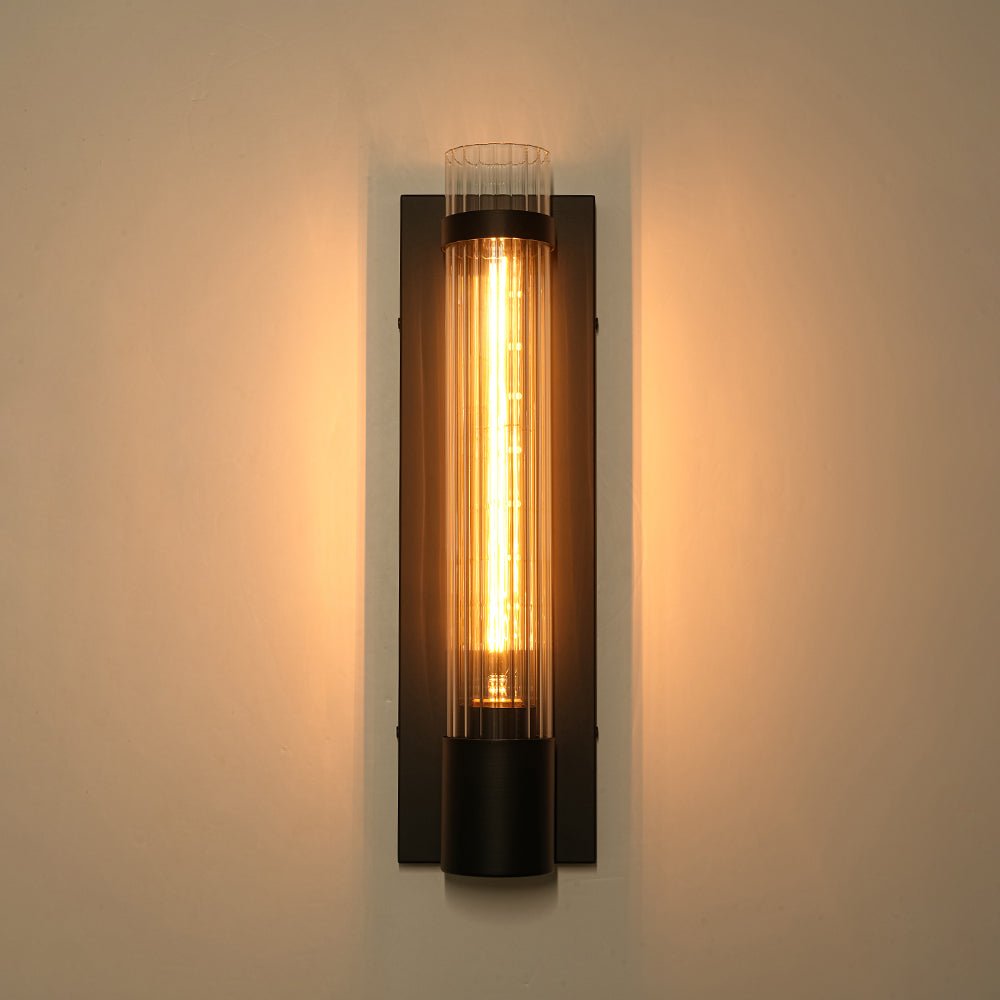 Ribera Glass Tube Wall Sconce