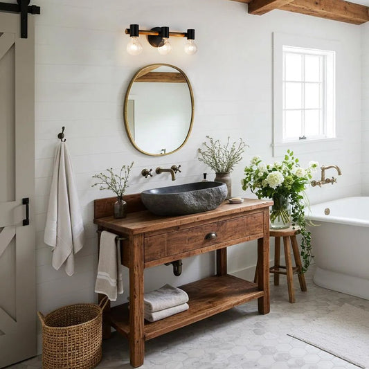 Timberline 3-Light Farmhouse Vanity Wall Sconce