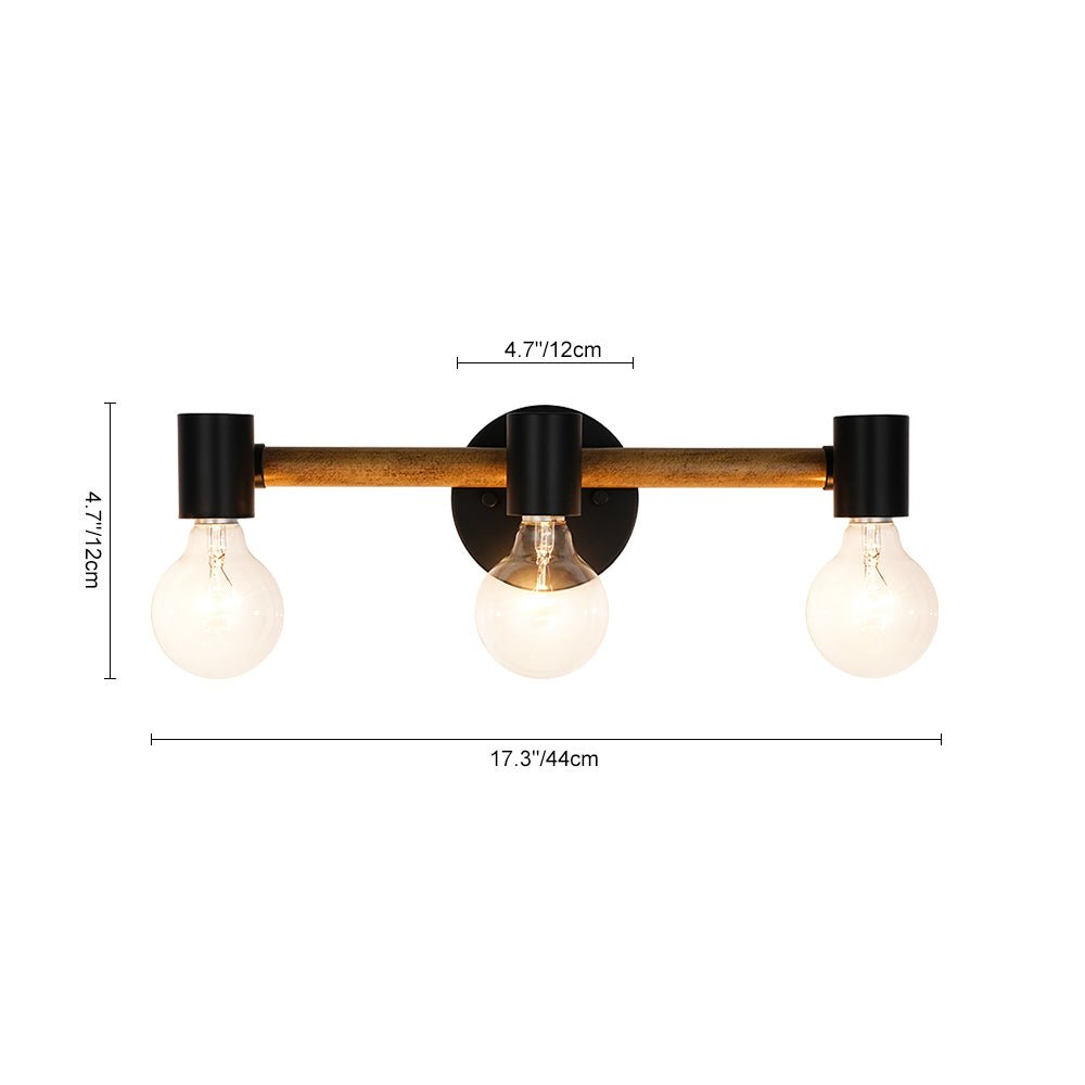 Timberline 3-Light Farmhouse Vanity Wall Sconce