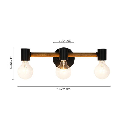 Timberline 3-Light Farmhouse Vanity Wall Sconce