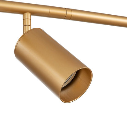 4-Light Adjustable Gold Ceiling Track Light
