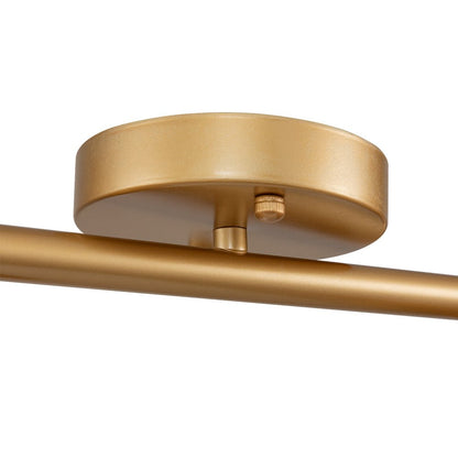 4-Light Adjustable Gold Ceiling Track Light