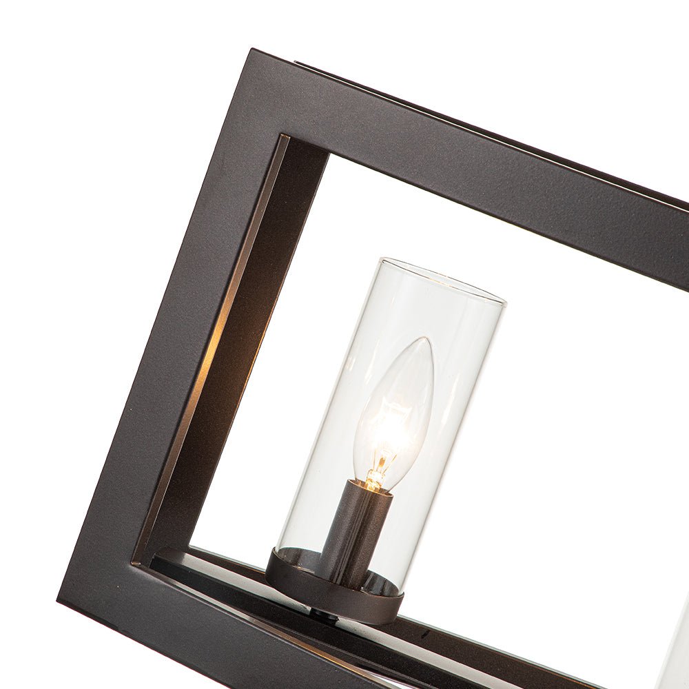 5-Light Oil Rubbed Bronze Oval Kitchen Island Pendant