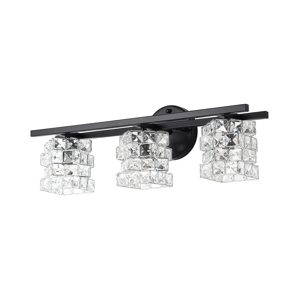 Facet Glow Crystal Vanity Wall Sconce