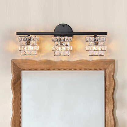 Facet Glow Crystal Vanity Wall Sconce