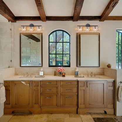 Facet Glow Crystal Vanity Wall Sconce