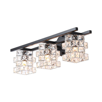 Facet Glow Crystal Vanity Wall Sconce