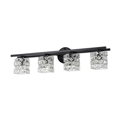 Facet Glow Crystal Vanity Wall Sconce