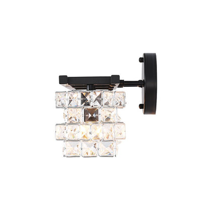 Facet Glow Crystal Vanity Wall Sconce