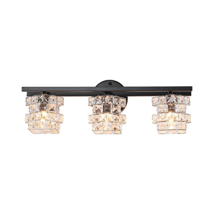 Facet Glow Crystal Vanity Wall Sconce