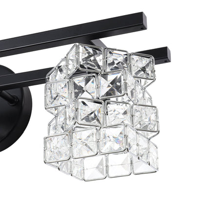 Facet Glow Crystal Vanity Wall Sconce